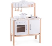 New Classic Toys Cocina de madera blanca