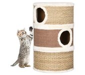 vidaXL Barril Rascador Para Gatos Hierba Marina 60 Cm