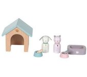 SET DE MASCOTAS PARA CASA DE MUÑECAS LITTLE DUTCH LD4475