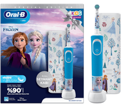 cepillo dental electrico braun vitality pro kids frozen + funda viaje