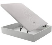 Canapé Abatible Relax Musa 3D gran capacidad alturas 38/32 cm 160x200 cm Altura 38 cm Blanco
