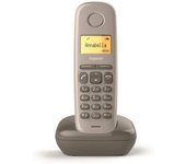 Gigaset Teléfono A180, Pantalla 1.5", 50 contactos, Identificador Llamadas, Rellamada, Gris