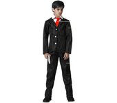 Atosa disfraz fantasma negro con corbata niño 10 a 12 años
