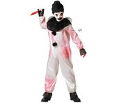 Atosa disfraz payaso sangriento con cuello blanco niño 5 a 6 años