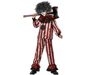 Atosa disfraz payaso halloween rojo camiseta con pantalón niño 3 a 4 años