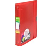 Carpeta de Anillas CARCHIVO Dune PP A4 4 an 40mm Rojo