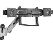 Ergotron Brazo de Monitor Dual con pivotes para Pantalla de hasta 24" - Negro