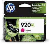 HP 920XL CD973AE, Cartucho de Tinta Original de alto rendimiento, Magenta, compatible con impresoras de inyección de tinta HP Officejet Series 6000, 7000