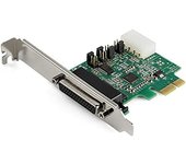 StarTech.com Tarjeta Adaptadora Serie PCI Express RS232 de 4 Puertos - Tarjeta Controladora Serie PCIe RS232 - PCIe a Serie DB9 - UART 16950 - Tarjeta de Expansión - Windows y Linux