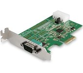 StarTech.com Tarjeta PCI Express Adaptadora de 1 Puerto Serie RS232 - Tarjeta Controladora Serial PCIe RS232 - PCIe a DB9 UART16950 - Tarjeta de Expansión de Perfil Bajo - Windows y Linux