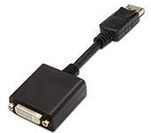 AISENS A125-0133 adaptador de cable de vídeo 0,15 m DisplayPort DVI Negro
