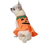 Atosa Disfraz de Calabaza Naranja Mascotas Look Adorable y Festivo Celebraciones Halloween Espíritu Temporada Vibrante Diseño Detalles Encantadores
