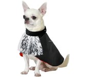 Atosa Disfraz para Mascota Vampiro Capa Negra con Cuello Celebraciones Halloween Fiestas Temáticas Divertido y Elegante Cómodo