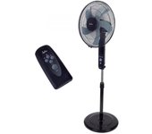 Ventilador Pie - JATA JVVP3145, 50 W, 40 cm, Negro