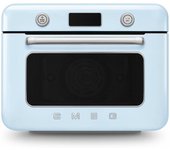 Horno Sobremesa - SMEG COF01PBEU, Azul, Vapor, 30L