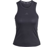 Camiseta de tirantes de canalé para mujer adidas Tonal 3-Stripes