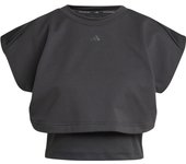 Camiseta de tirantes para mujer adidas 3-Stripes Fleece Boxy Power
