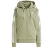 Sudadera con capucha y cremallera adidas Essentials 3-Stripes