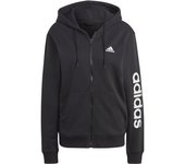 Sweat sudadera con cremallera para mujer adidas Essentials Linear French Terry