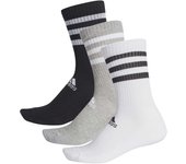 Calcetines acolchados a media pantorrilla con 3 rayas adidas (x3)