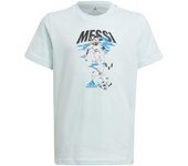 Camiseta gráfica de fútbol para niños adidas