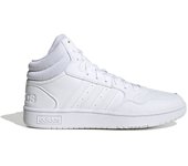 Zapatillas adidas hoops 3.0 mid hombre blanco