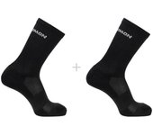 Calcetines de senderismo salomon 2-pack-black-black