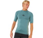Licra rip curl waves upf perf s/s hombre azul stone
