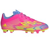 Botas de fútbol adidas f50 club fg/mg infantil rosa