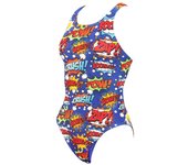 Bañador azul de natación turbo pro-racer boom !!! mujer