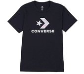 Camiseta converse seasonal star chevron negro mujer