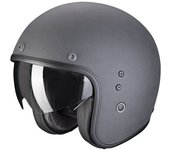 Scorpion Belfast Evo Solid Casco Jet - Negro Gris