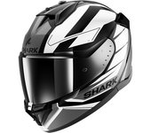 Shark D-Skwal 3 Sizler Casco - Negro Gris Blanco (2XL)