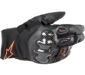 Alpinestars SMX-1 Drystar® Guantes de motocicleta impermeables - Negro Rojo (L)