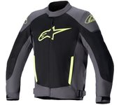 Alpinestars T-SP X Superair Chaqueta textil para motocicleta - Negro Gris Amarillo (2XL)