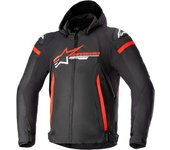 Alpinestars Zaca chaqueta textil impermeable para motocicletas - Negro Blanco Rojo (2XL)