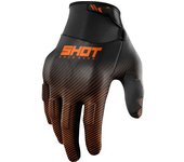 Shot Drift Rim Guantes de motocross - Negro Naranja (M L)