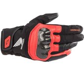 Alpinestars Honda SMX Z Drystar Guantes de motocicleta - Negro Rojo (L)