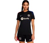 Nike - Camiseta FC Barcelona Training 2024-2025 Mujer, Mujer, Black-Noble Red-Deep Royal Blue-Orewood, L