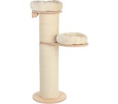 Rascador Natural Paradise Jasmine L para gatos - crema