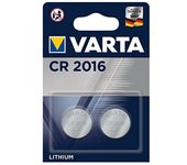 Varta Pack 2 Pilas Botón CR2016 3V