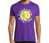 Camiseta Hombre Manga Corta ¡Si el mundo se derrumba yo me voy de rumba! laTostadora