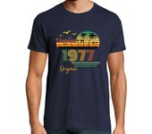 Camiseta Hombre Manga Corta vintage 1977 original laTostadora