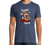 Camiseta Hombre Manga Corta tengo la polla loca laTostadora