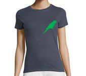 Camiseta Mujer Manga Corta Escudo de Cotorra (Mujer) laTostadora
