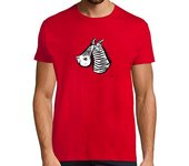 Camiseta Hombre Manga Corta Zebra laTostadora