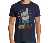 Camiseta Hombre Manga Corta sí tu puedes. laTostadora