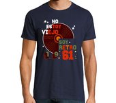 Camiseta Hombre Manga Corta Retro de 1961 RED laTostadora