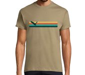 Camiseta Hombre Manga Corta águila retro laTostadora