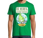 Camiseta Hombre Manga Corta De veres, com si menjares peres i les cagares senceres laTostadora